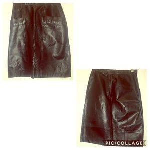 🖤Avanti women Skirt Black below Knee length 12.